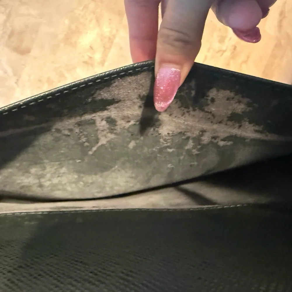 Rare vintage Louis Vuitton Green Taiga Leather Briefcase